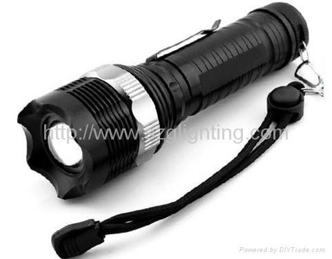XML-T6 10W كري LED 1200LUM عالية الطاقة مصباح يدوي الشعلة