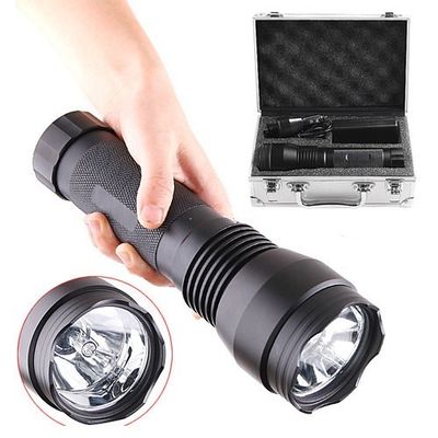 bateria litowo-jonowa doprowadziło latarka HID 35W HID dużej mocy latarka 1500 metrów