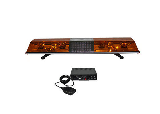 PC گنبد و پایه آلومینیوم هالوژن روتاتور Lightbars برای نظامی / خودرو نجات