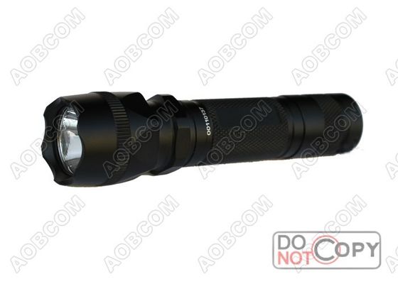 CREE Q5 3.0V-9V Aluminium taktyczna latarka LED 225 lumenów z belką 300 metrów dla pistoletu Górze