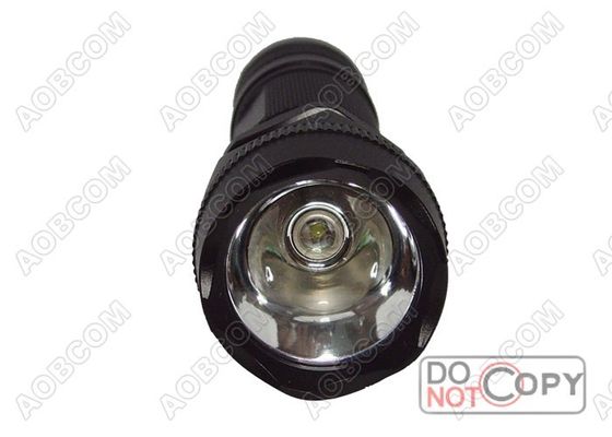 CREE Q5 3.0V-9V Aluminium taktyczna latarka LED 225 lumenów z belką 300 metrów dla pistoletu Górze