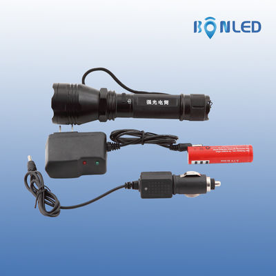 3W آلومینیوم درخشان کوتاه کری چراغ قوه چراغ مقاوم در برابر آب با 18،650 لیتیوم یون باتری