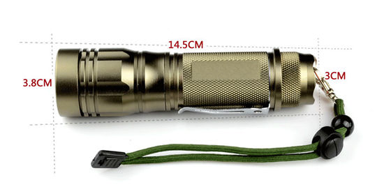 5mm Mini alüminyum XPC R4 Cree Led fenerleri beyaz 60 Lümen ışık, süper parlak