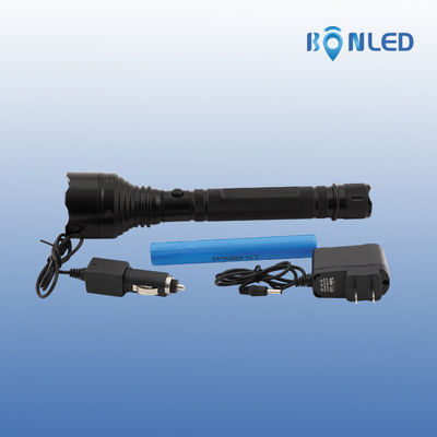 Küçük Cree Zoom 3 Watt alüminyum Led el feneri kırmızı / mavi, yüksek parlaklık