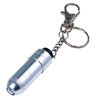 ضد آب PS کوتاه روشن، پی وی سی مواد چراغ قوه چراغ برای هدایای تبلیغاتی در Keychain