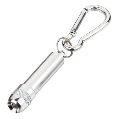 Lanterna de chaveiro METAL design personalizado, branco levou chaveiro lanterna para brindes promocionais