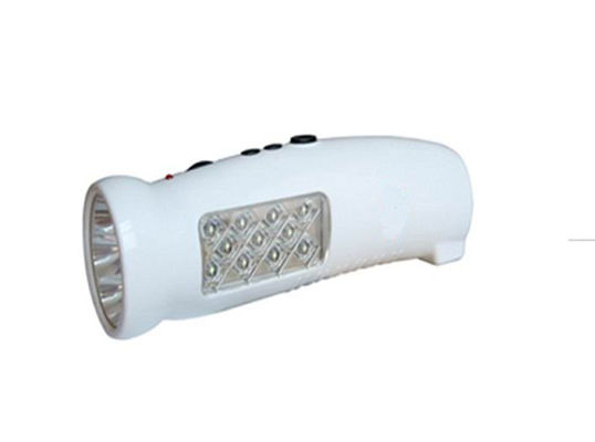 Cahaya Darurat, Rechargeable Led Torch Senter Dengan FM Radio Untuk Desktop Ringan