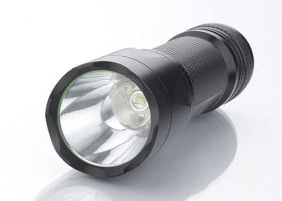 Anti - abrasive Searching CREE Police LED Torch for Colombian Police , 180lumen