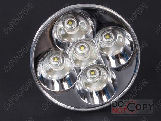 Cree 5-LED Q5 Aluminium Taktis Led Senter Of 900 Lumens, Lima Modus Super Bright Led Senter