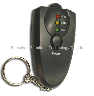 मशाल समारोह के साथ चाबी का गुच्छा Breathalyzer डिजिटल सांस शराब परीक्षक