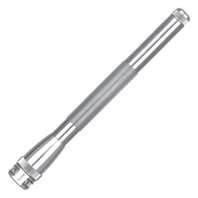 لوگو های سفارشی درخشش قابل حمل و دکمه سوئیچ بوق کوتاه LED در Keychain چراغ قوه