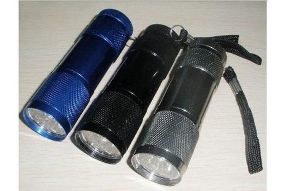 concurrerende prijs aluminium legering oem logo 9pcs High power led zaklamp fakkel