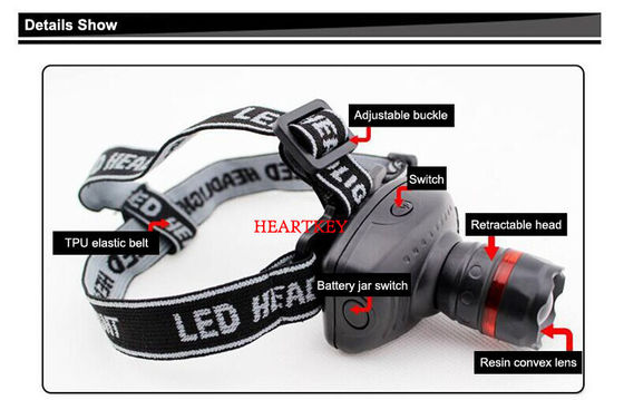 3W LED نور چراغ جلو در فضای باز کمپینگ ماهیگیری لامپ افکن چراغ