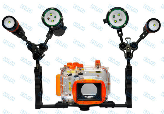Scuba Diving Lampu Underwater Memotret Video Lights LED Dive Obor