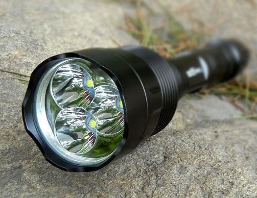 Mini Cree vert/rouge a mené l'intense luminosité de lampes-torches pour camper, dimension compacte