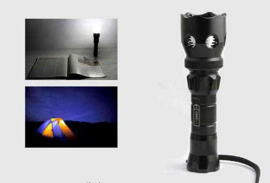 500m berburu Cree Led senter hemat energi, Waterproof IP 66 dengan balok Multi warna