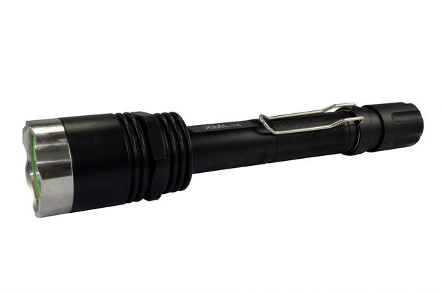 Antorcha ligera de alta potencia de la linterna recargable de dos 18650 batería li-ion media para el uso de la familia