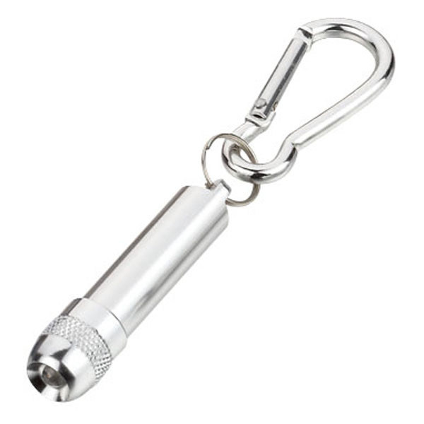 Lanterna de chaveiro METAL design personalizado, branco levou chaveiro lanterna para brindes promocionais