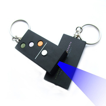 Promocyjny Small Metal / Plastik latarka LED Breloczki palnik do rozdania prezentów