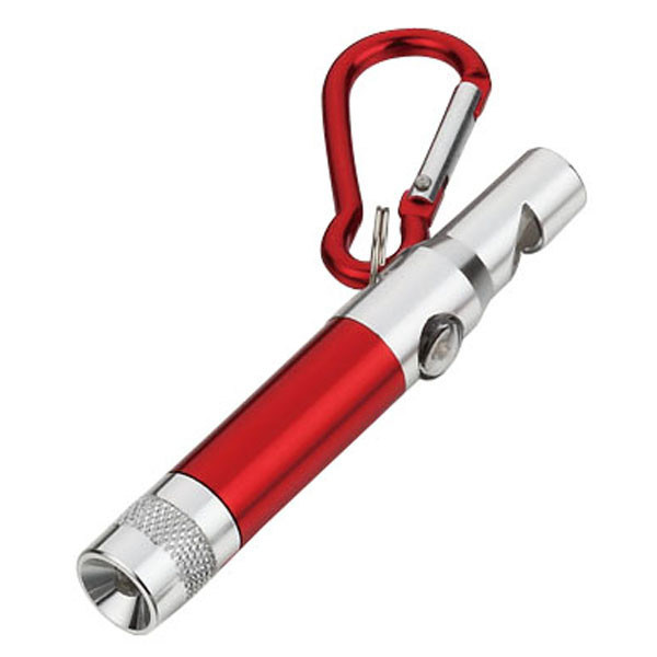 Kleine witte LED metaal, Plastic Led zaklamp sleutelhanger voor relatiegeschenken, ornamenten